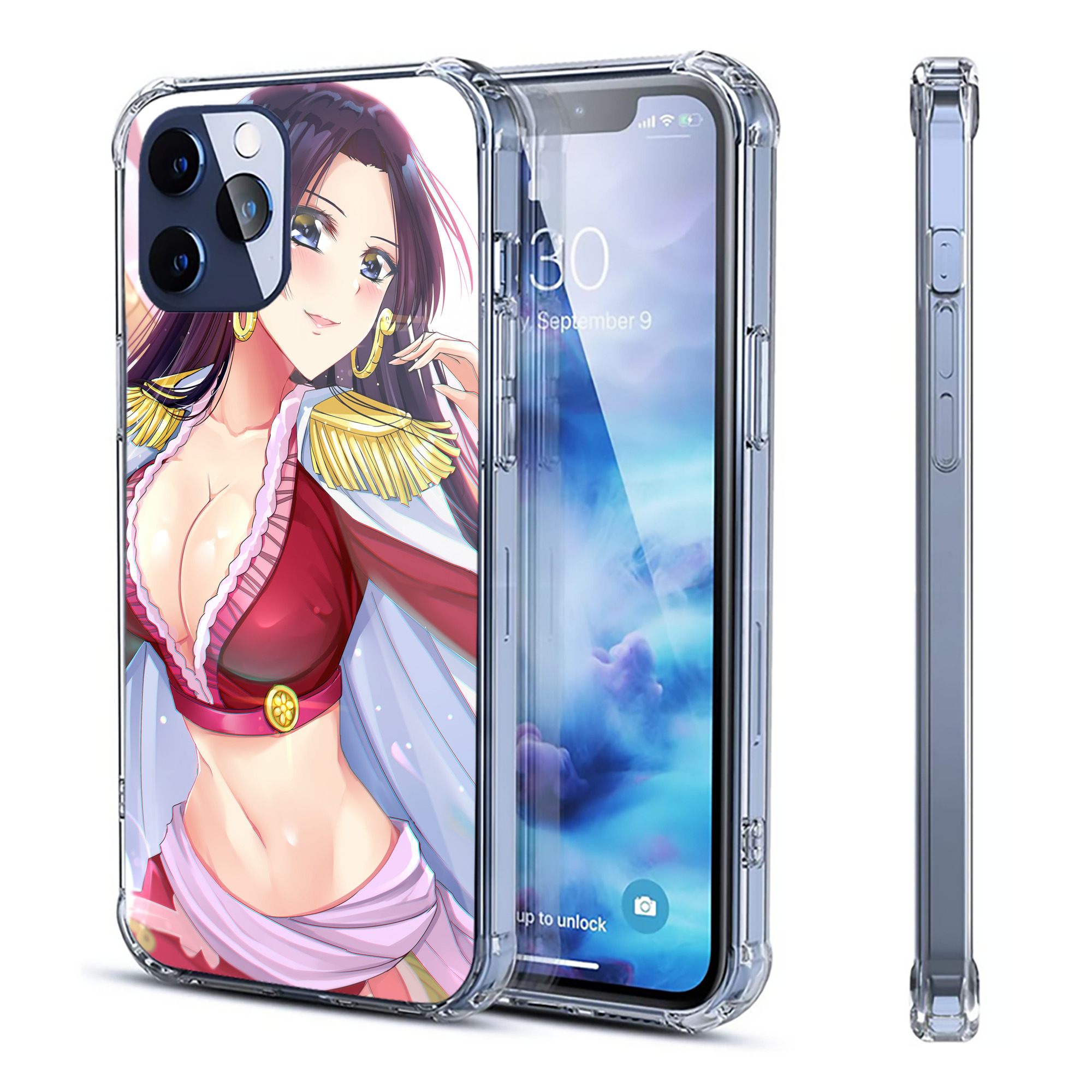 （画像用） ワンピース ONE PIECE 【iPhone 12シリーズ対応】透明スマホケース（クリアソフトケース）